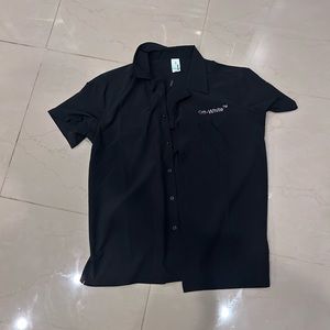 off white polo tee